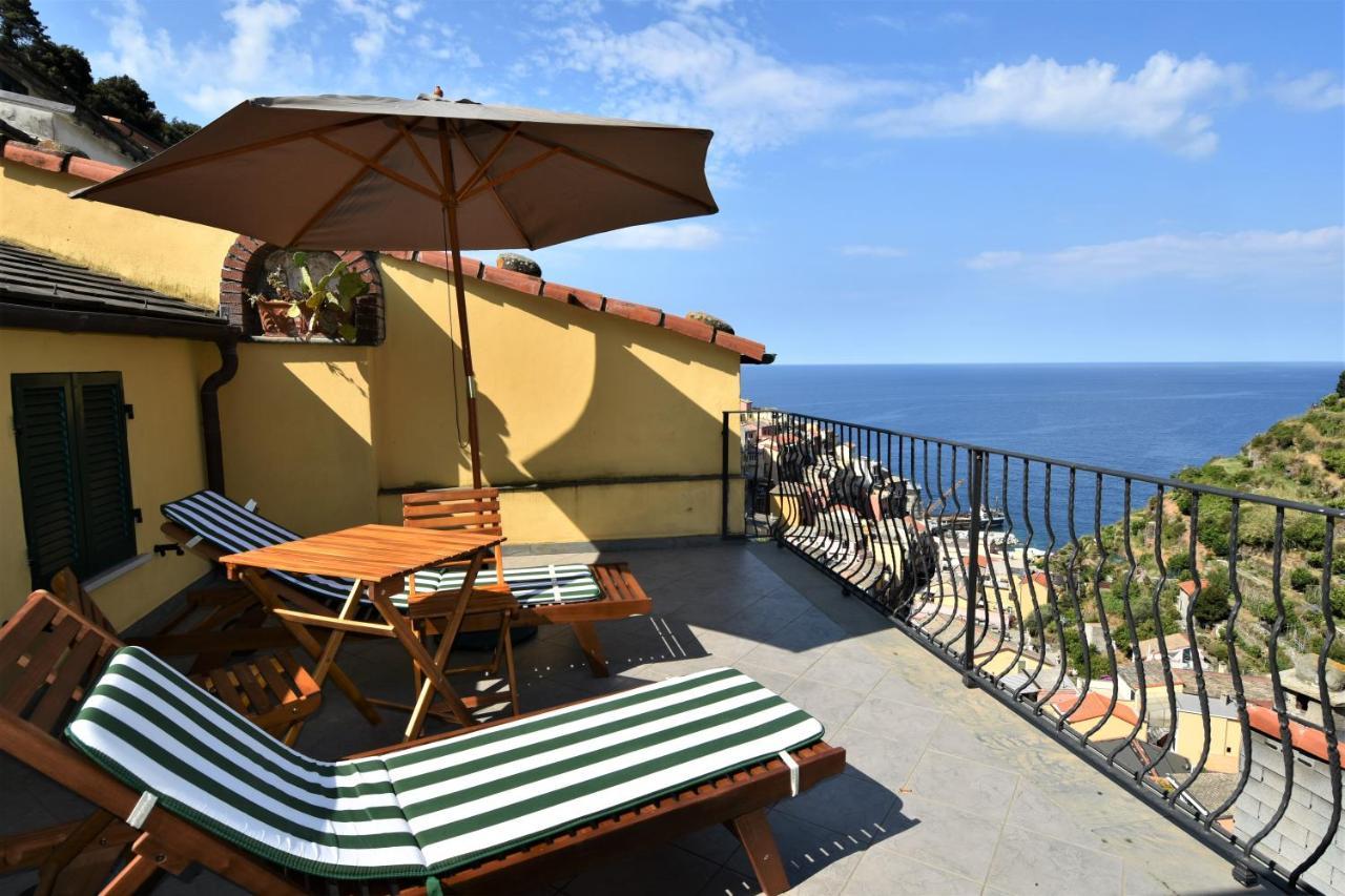 Ca Du Nilo Apartment Manarola Bagian luar foto